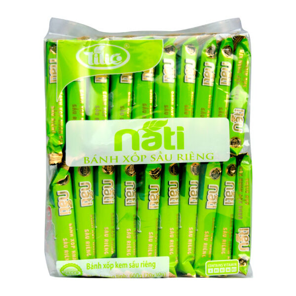 Bánh xốp NATI Sầu Riêng túi 600g