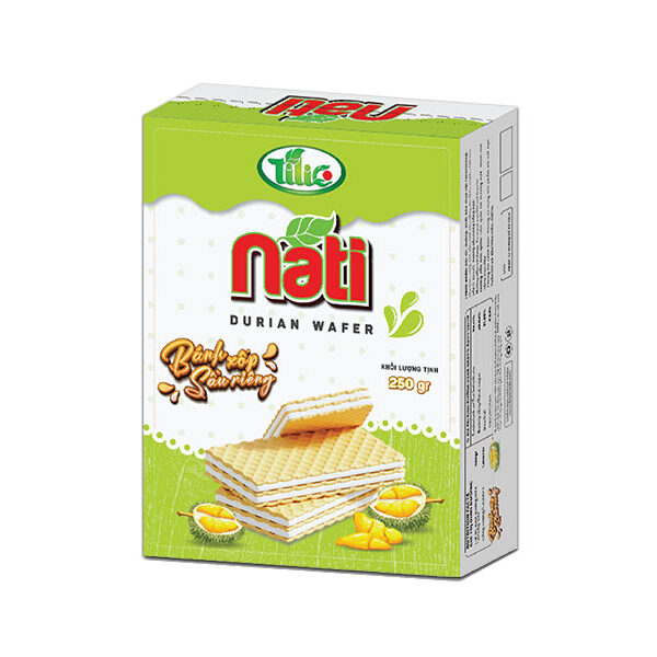 Bánh xốp NATI Sầu Riêng hộp 250g