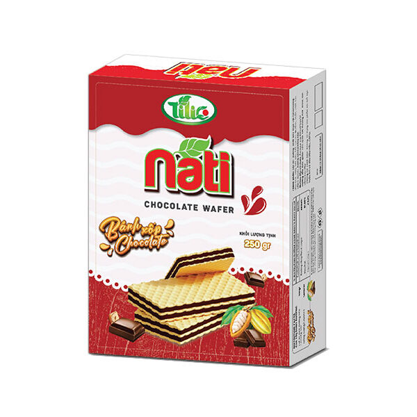 Bánh xốp NATI Socola hộp 250g