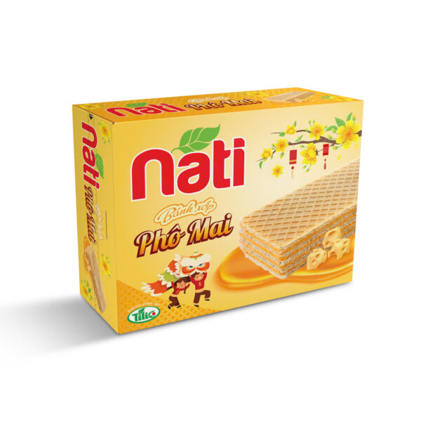 Bánh xốp NATI Phô Mai hộp 300g