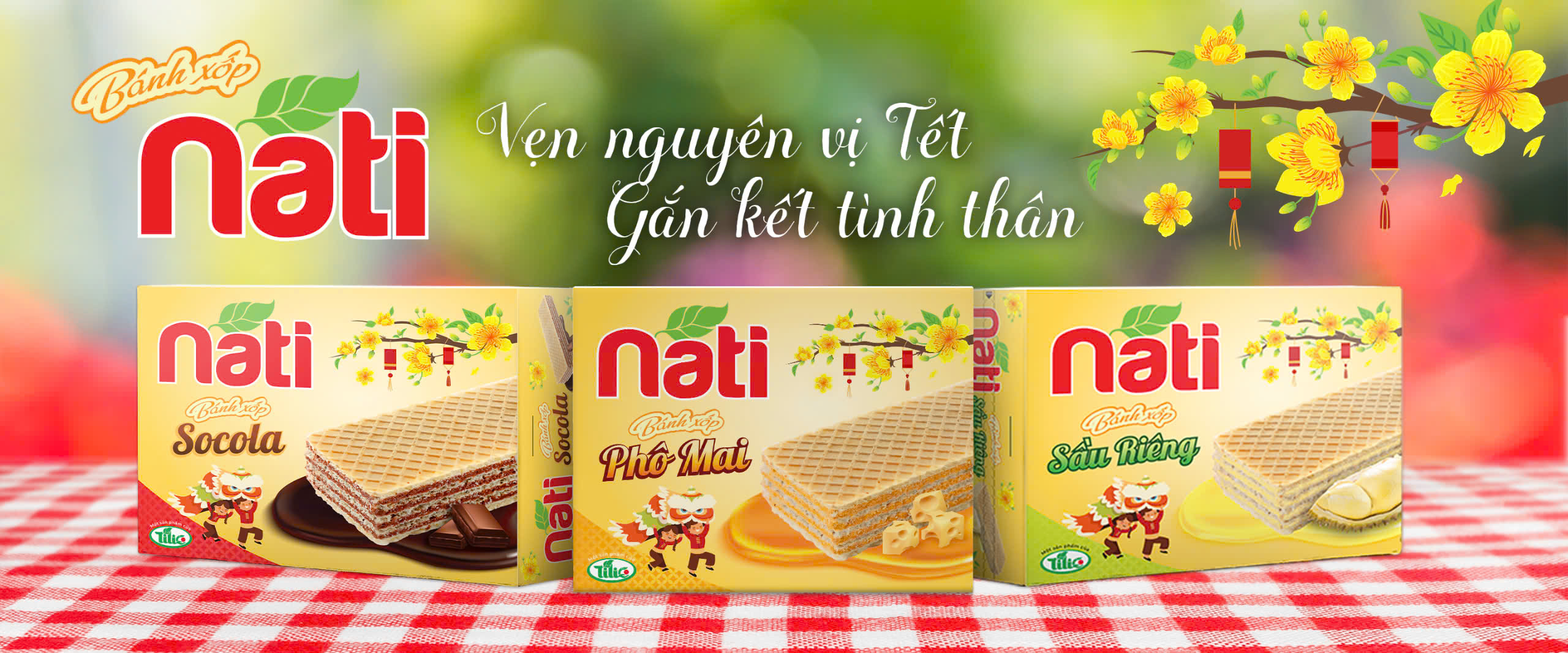 Bánh kẹo TILICO Tết — Nati Vẹn Nguyên Vị Tết, gắn kết tình thân