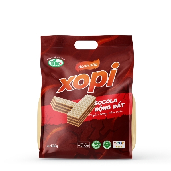 Bánh xốp XOPI Socola túi 500g