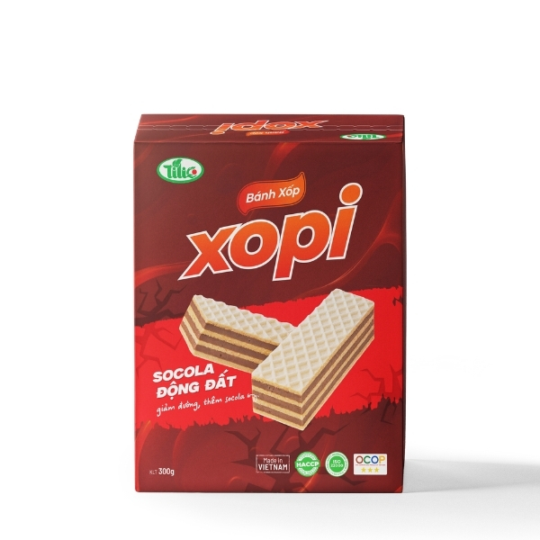 Bánh xốp XOPI Socola hộp 300g