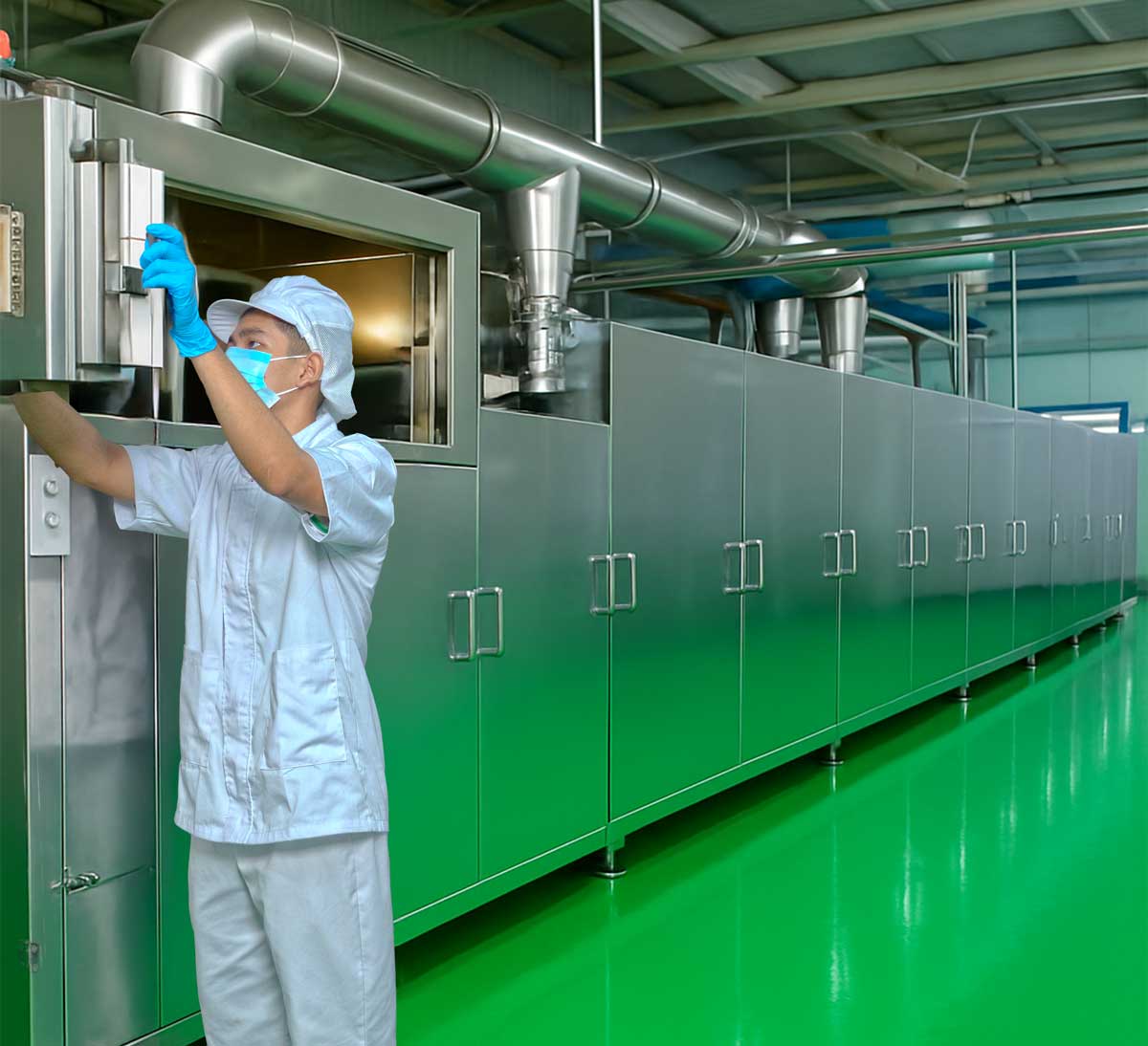 Vận hành máy nướng bánh kẹo TILICO